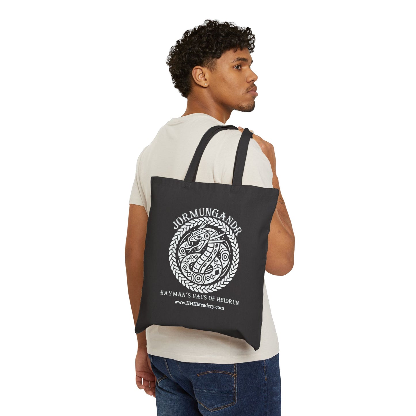 Jormangandr Cotton Tote Bag